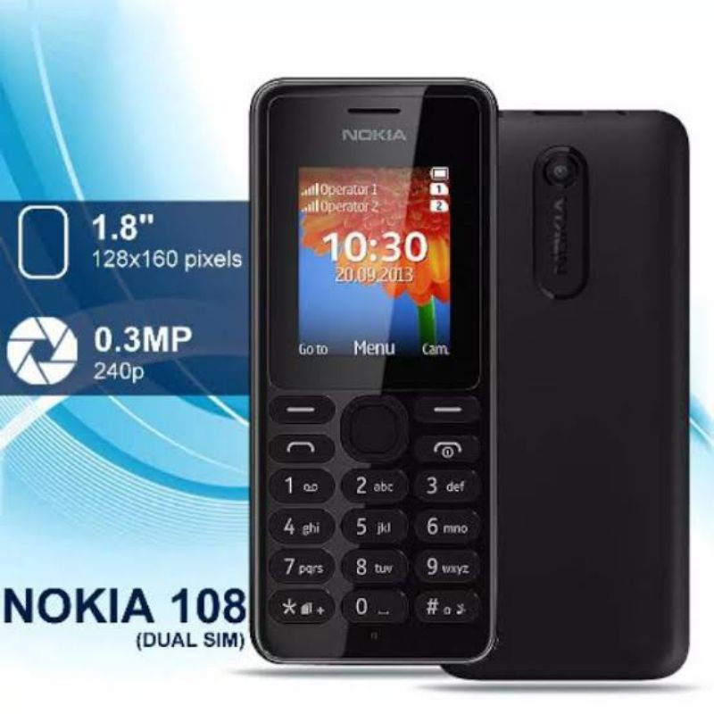 Nokia 108 Hp Nokia 108 Handphone Nokia Jadul Hp Nokia Hanphone Nokia 108 Handphone Jadul-3