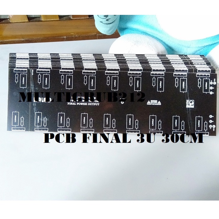 PCB FINAL 8+1 TR UKURAN 3U TEBAL