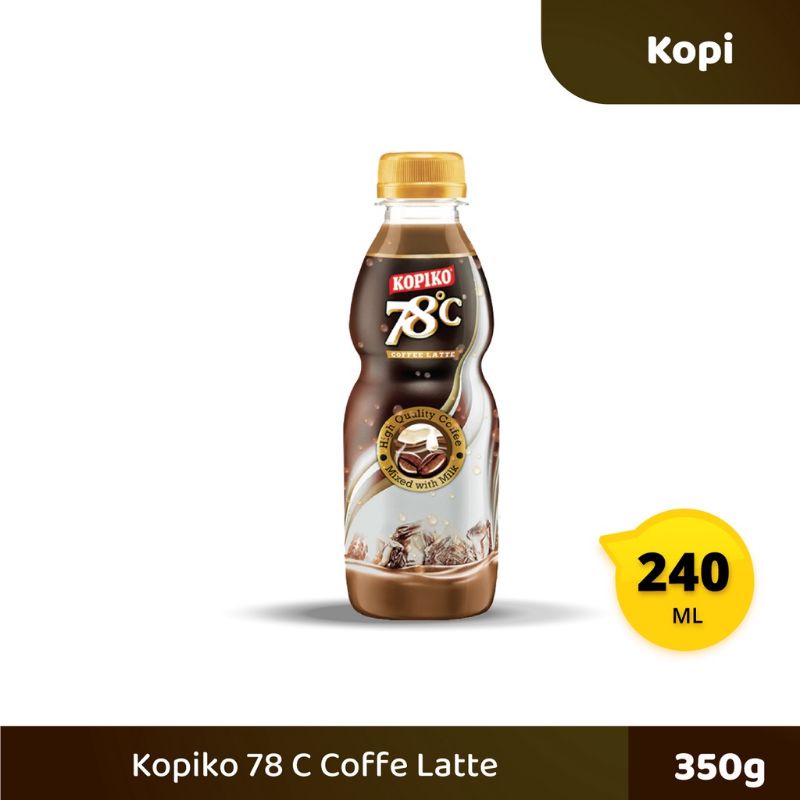 

Kopiko 78 C Coffee Latte - Netto 240 ml [Anda Belanja Anda Beramal]