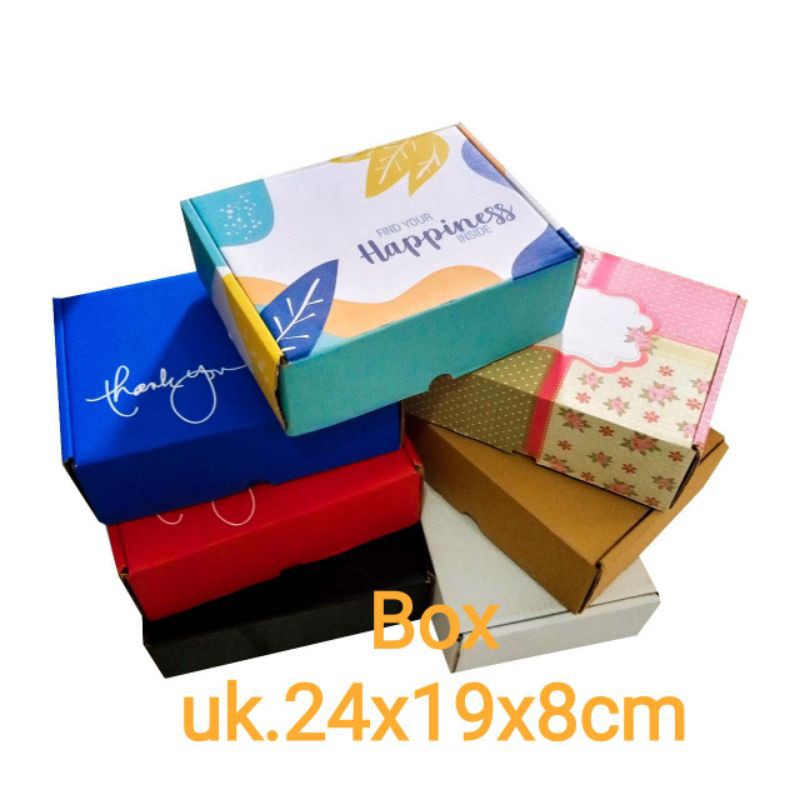 

Box 24x19x8cm /Kardus/Hampers/Karton