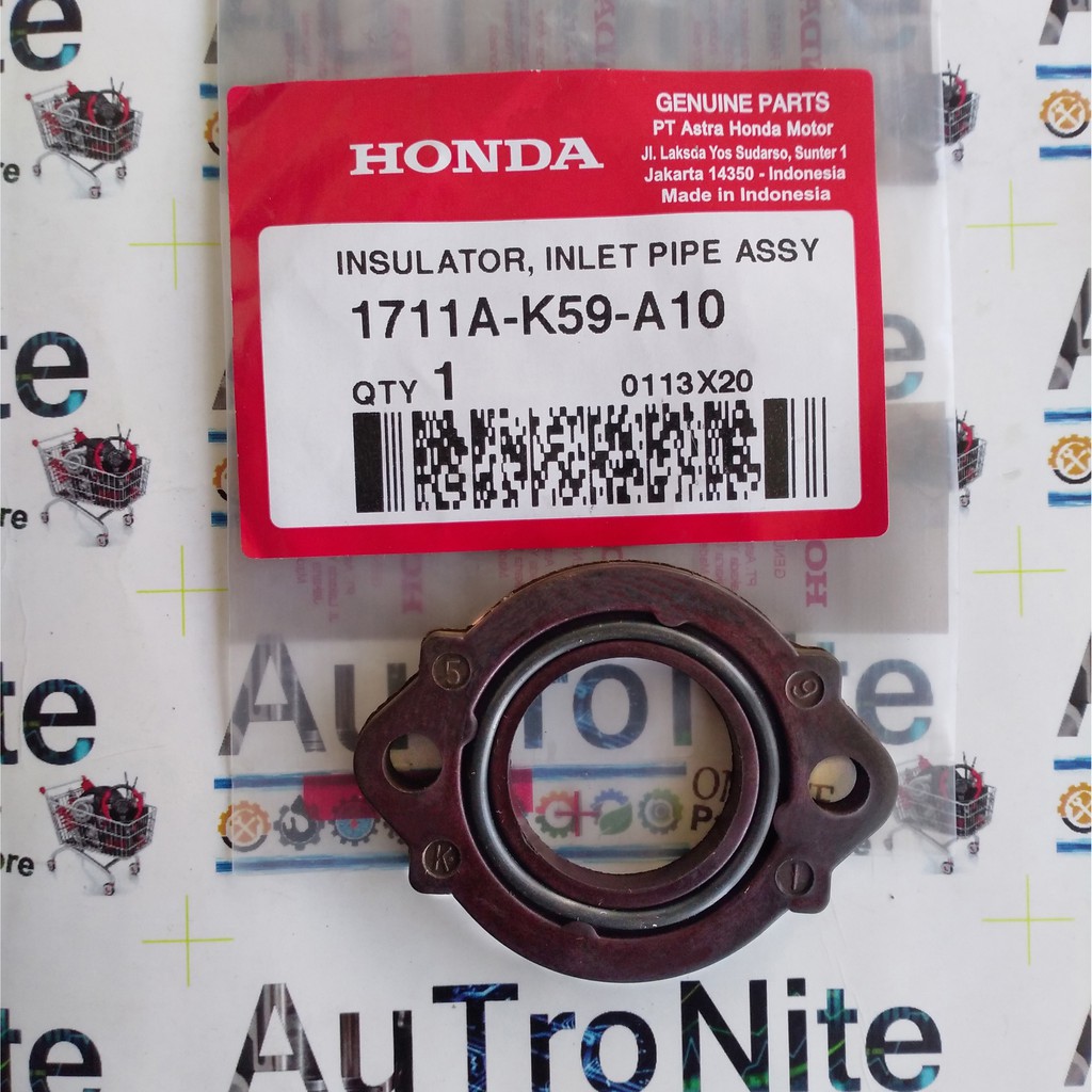 Fiber Insulator Intake Inlet Pipe Assy 1711A-K59-A10 Ori Honda Air Blade ADV PCX SH Vario 150 FI ESP