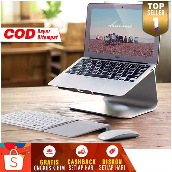 Meja Laptop Portable Keren Stand Holder Macbook Stan Dudukan Leptop Gaming Penyangga Terbaru