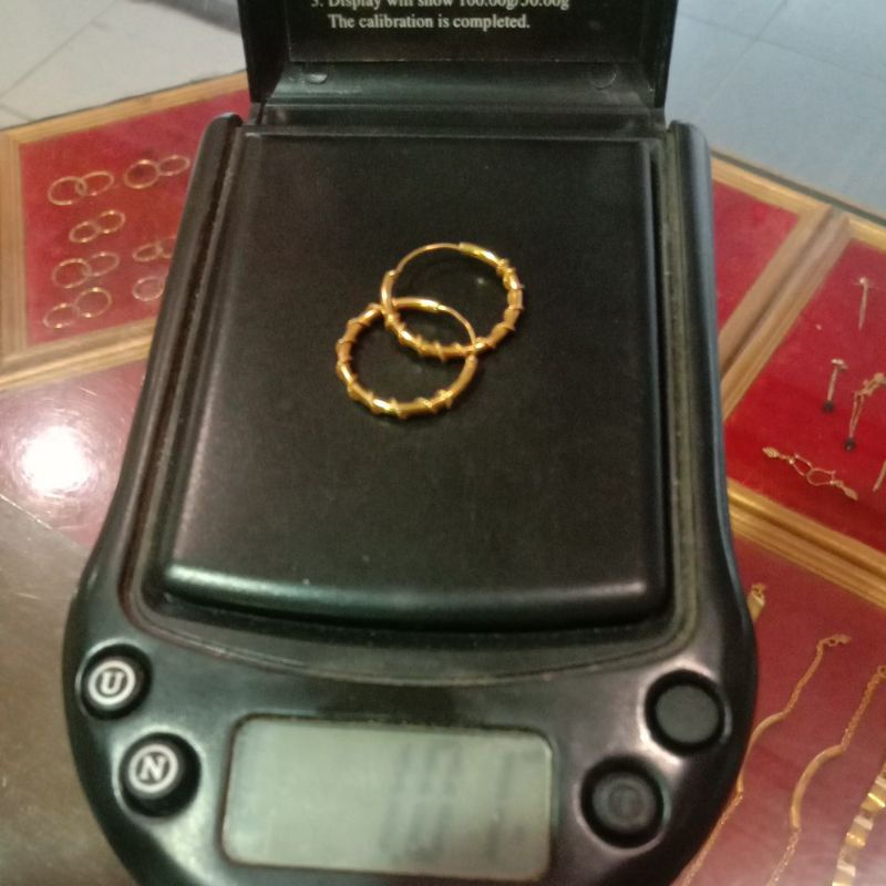 krabu anting emas 70 persen