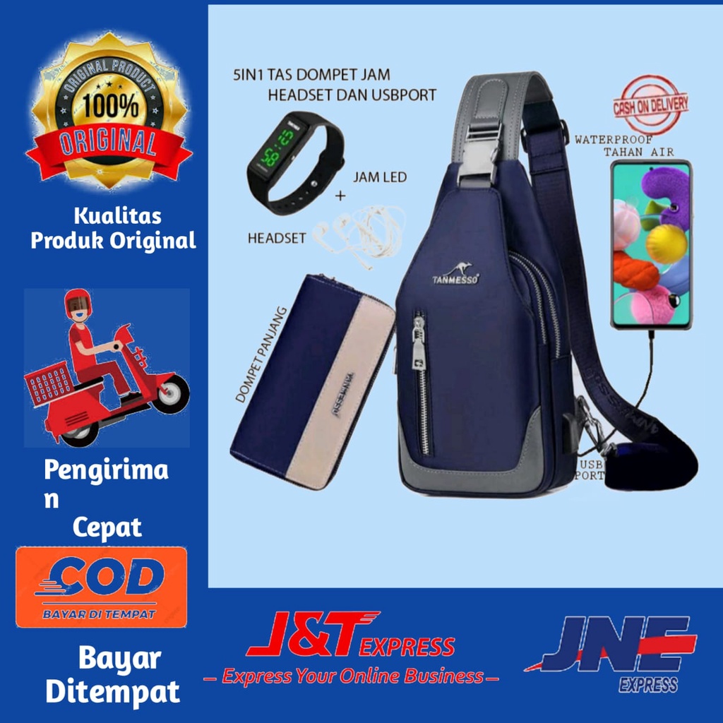 [BISA COD] Tas Kekinian 5 IN 1 Tanmesso