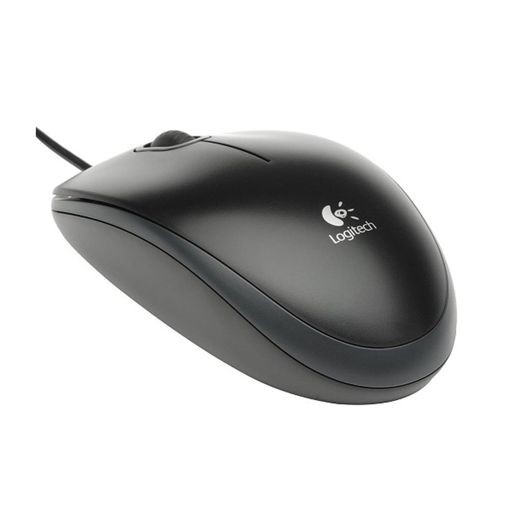 Logitech B100 Mouse Kabel USB Optical