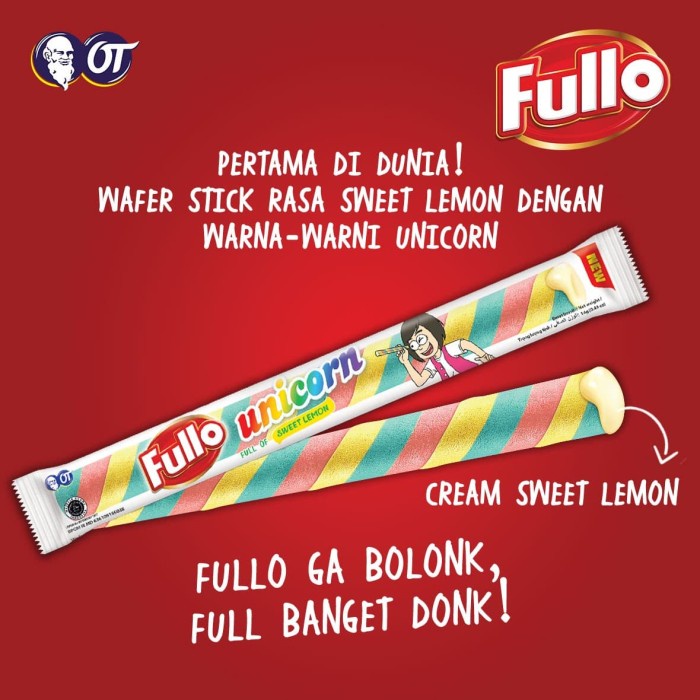 

Wafer-Biskuit- Fullo Unicorn 14Gr 1 Box Isi 20Pcs -Biskuit-Wafer.