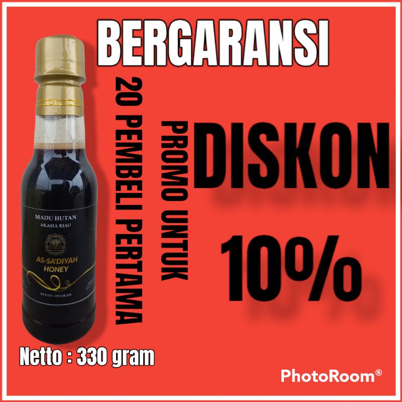 

Madu asli murni hutan akasia riau raw honey 330 gram