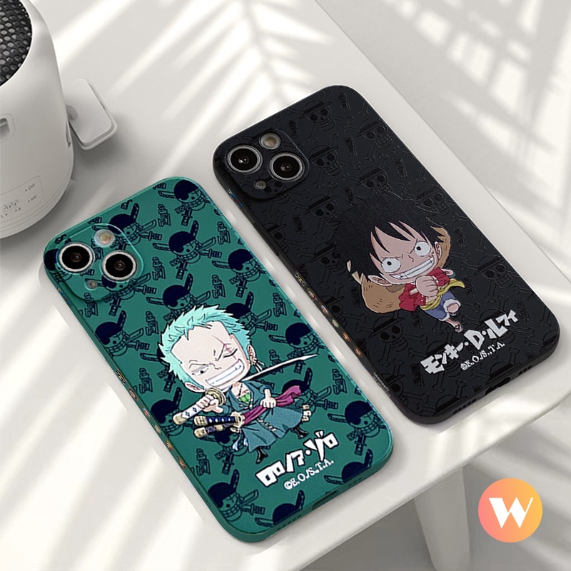 Soft Case TPU Motif Karakter One Piece NFC Untuk Xiaomi Redmi 9A 10 9 9C NFC 9T 9AT Mi POCO M3 POCO X3 Pro Note 9 10 8 10Pro 10S