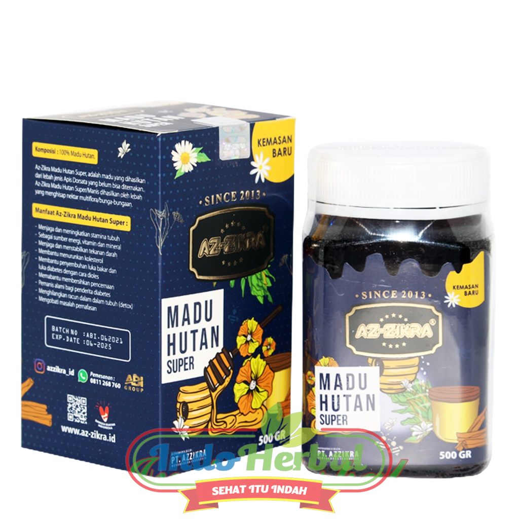 AZ Zikra Super Hutan Azzikra Kemasan Baru Original | Madu Az-Zikra Hutan Super 500 Gram