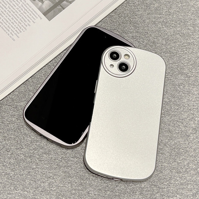 Soft Case Matte Electroplated Untuk iPhone 14 13 12 11 Pro X XS MAX XR 7 8 Plus