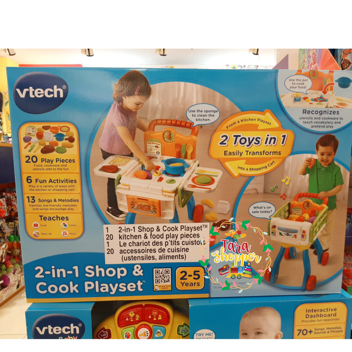 Vtech 2 in 1 shop and cook playset