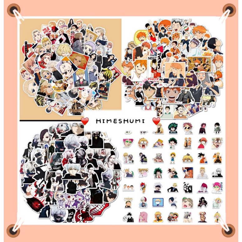 

Anime Stickers / Stiker Anime (SATUAN)