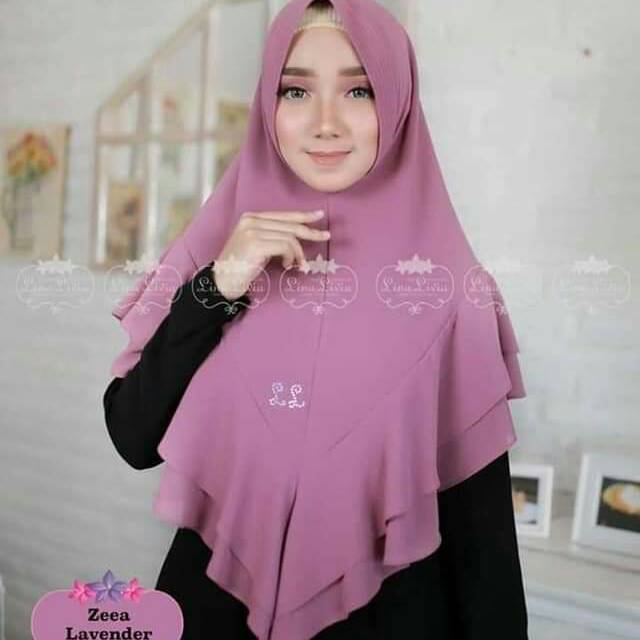 Khimar Zeea by linalivia bijab ori hijab brand berkualitas