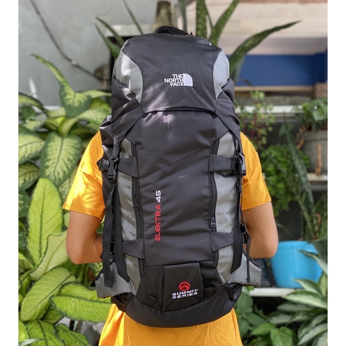 TERBARU TAS GUNUNG CARRIER PRIA WANITA 45 FIT 50 LITER OUTDOOR Logo The North Face