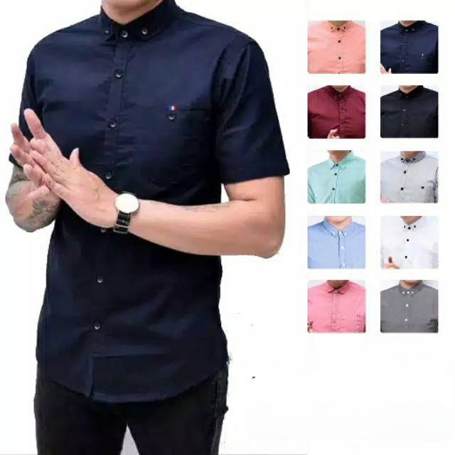 Kemeja Pria Boyi Top Man Lengan Pendek Casual