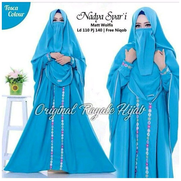 LARIS -   Baju Gamis Syari Nadia set cadar