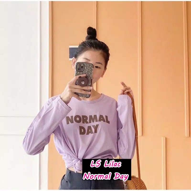 iseven p LONGSLEEVE LILAC | Tshirt Lilac Lengan Panjang