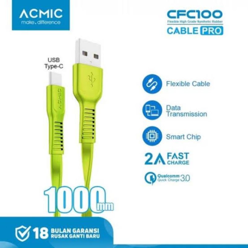 ACMIC CFC100 Kabel Data USB Type C Original