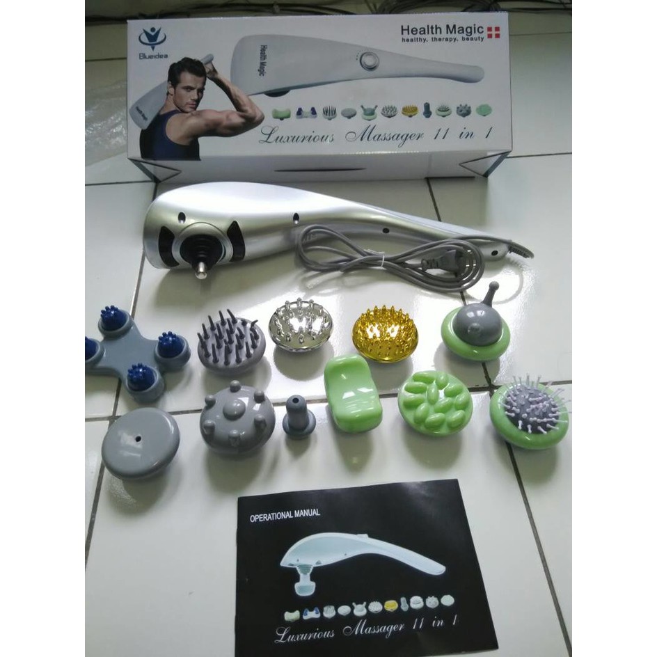 Alat Pijat Multifungsi Luxurious Massager 11 in 1 magic massager