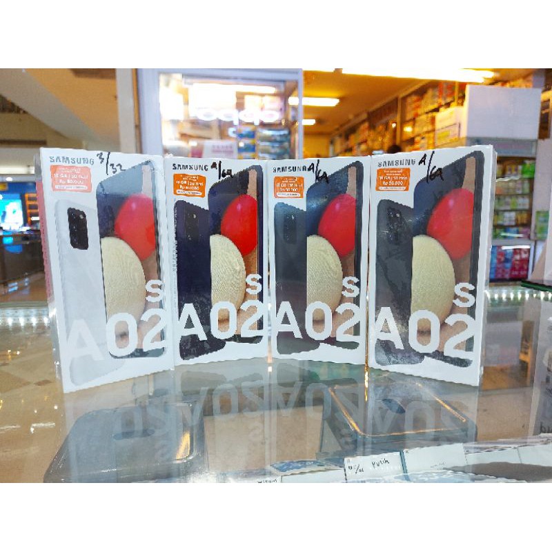 SAMSUNG GALAXY A02s RAM 4/64GB - SNAPDRAGON 450 - BATTERY 5000mAh [GARANSI RESMI SEIN]