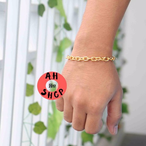 GELANG RANTAI PRIA WANITA - EMAS