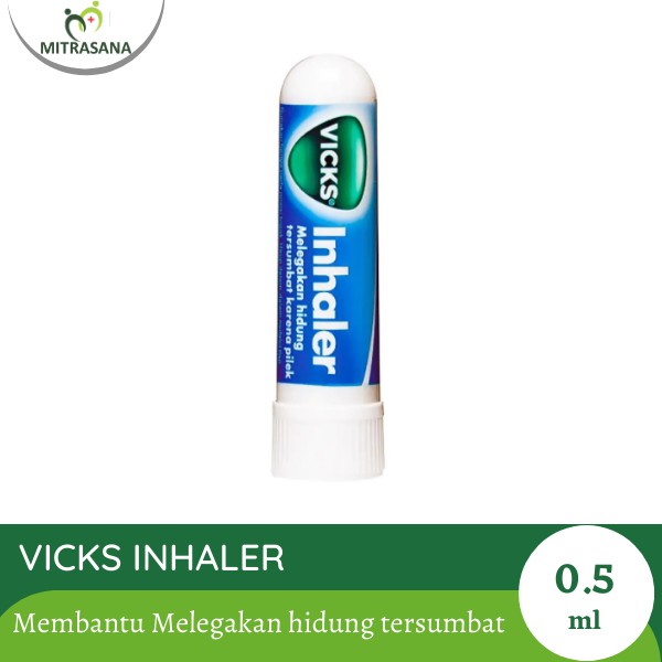 Vicks Inhaler 0.5 Ml - Pelega Hidung Tersumbat