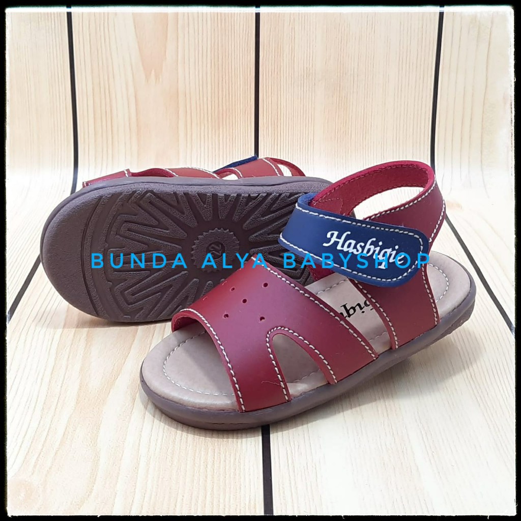 Sendal Anak Laki Laki Usia 1 2 Tahun Size 22 - 25 MARUN - Sepatu Sandal Anak Laki Tali Belakang SALEE Alas Karet