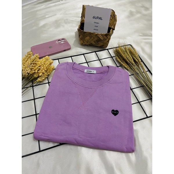 •NEVADA• Sweater Cewe // Sweater Polos // Nevada Cut Label-Purple