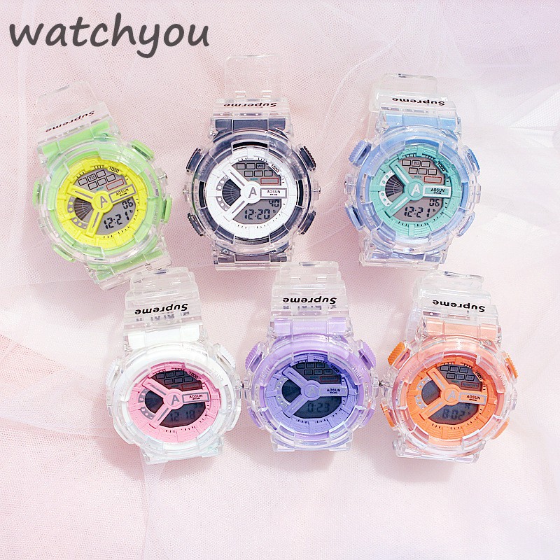 Watchyou A0073 Jam Tangan Wanita ins wind student Korean version simple Women And Men Watches