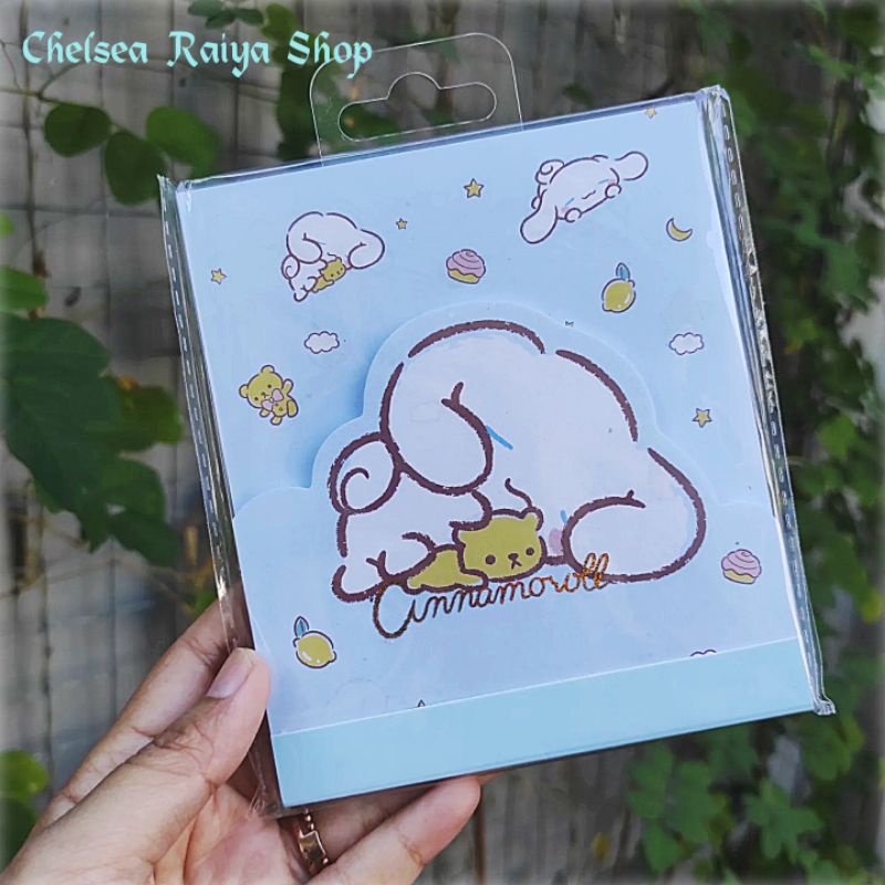 

Memo Notes Sanrio Sleeping Cinnamoroll 64 Lembar 11,5x13,5cm Cinamorol Cinamoroll Cinnamonroll Kawaii