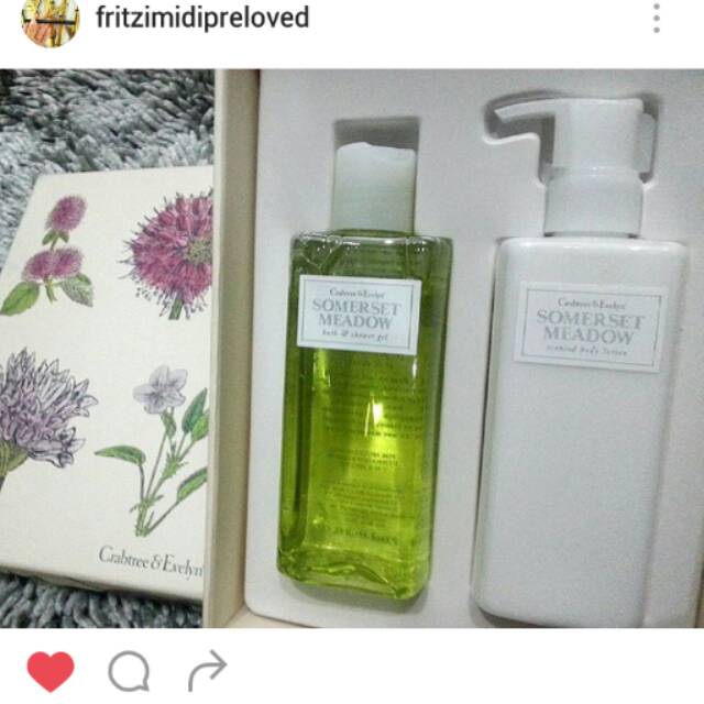 Crabtree and Evelyn Somerset Meadow
Bath & Shower Gel
Scented Body Lotion