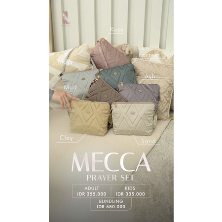 PRELOVED MECCA PRAYER SET LOCAL ID MUKENA LOCAL.ID WARNA MUD