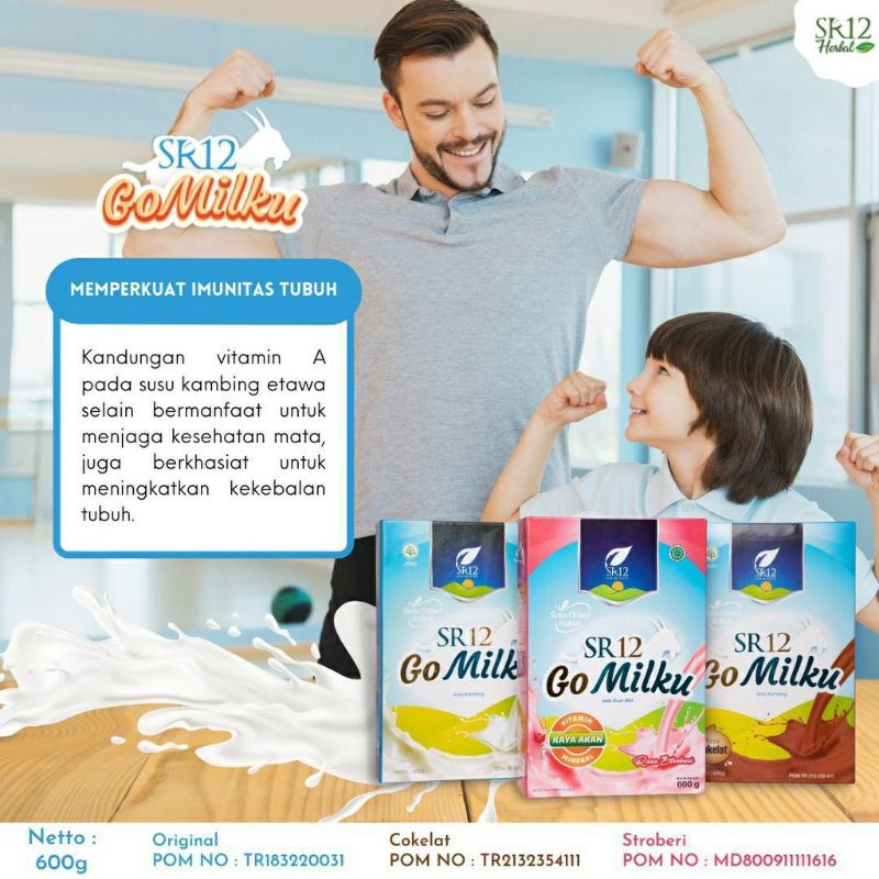 

Go Milku SR12 Halal Susu Kambing Etawa Premium Meningkatkan Kesehatan Inmun Aman Bumil