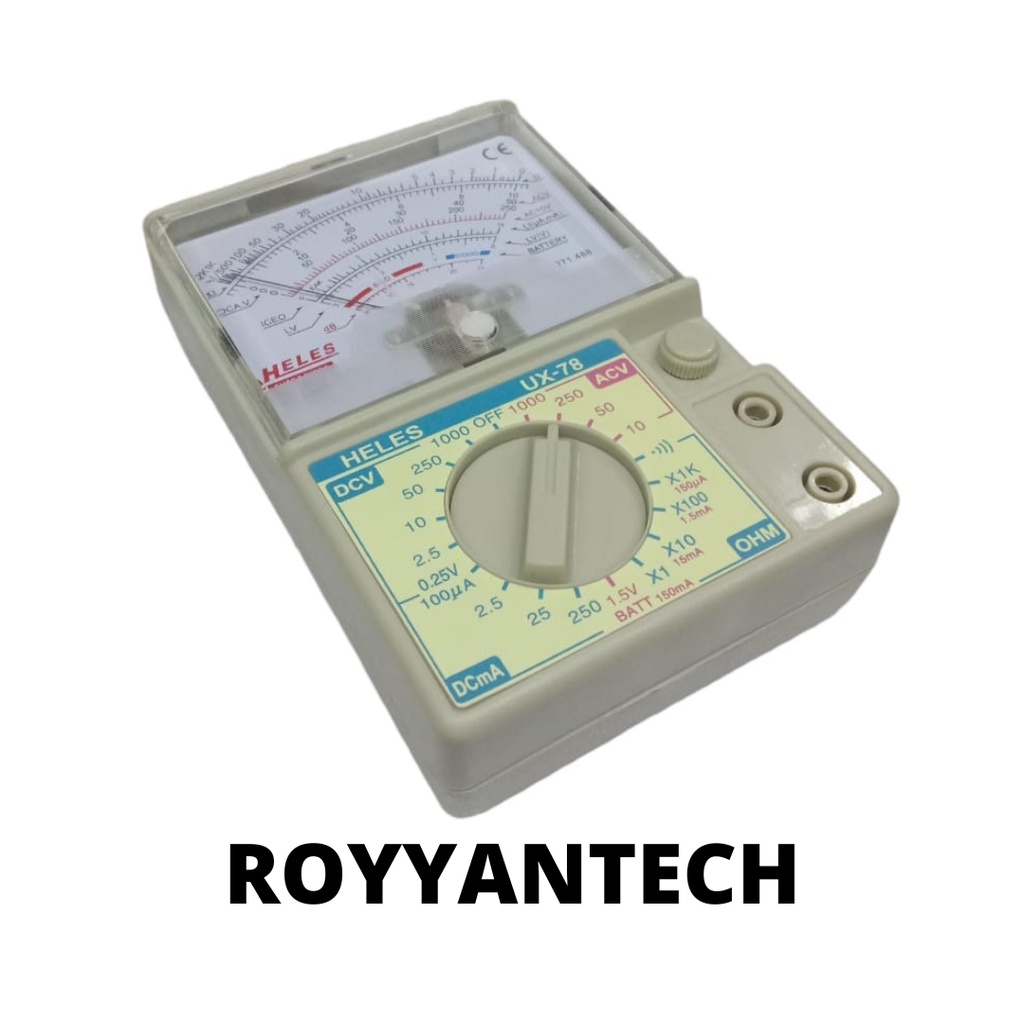 MULTIMETER HELES MULTITESTER HELES UX 78 TR AVOMETER