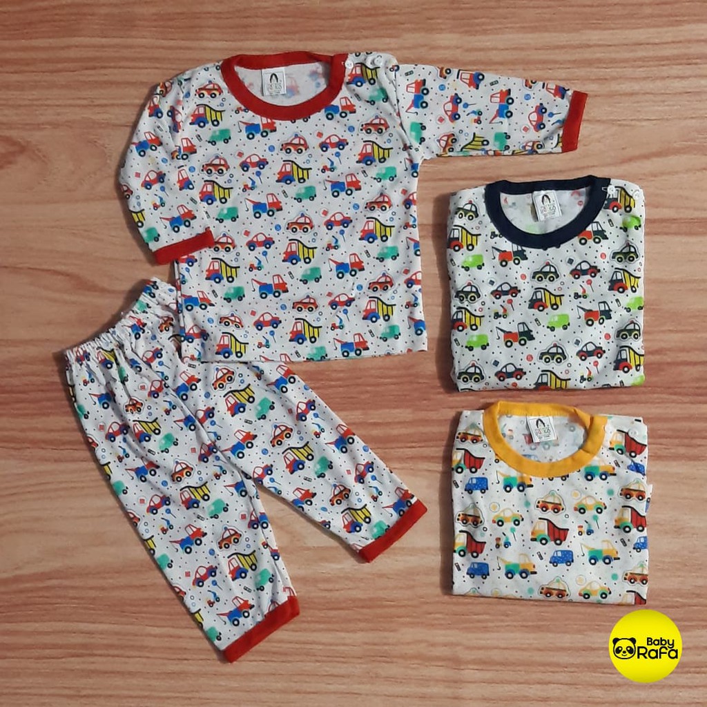 Setelan Baju  Bayi  Panjang 3 12 Bulan Piyama Bayi  Merk  