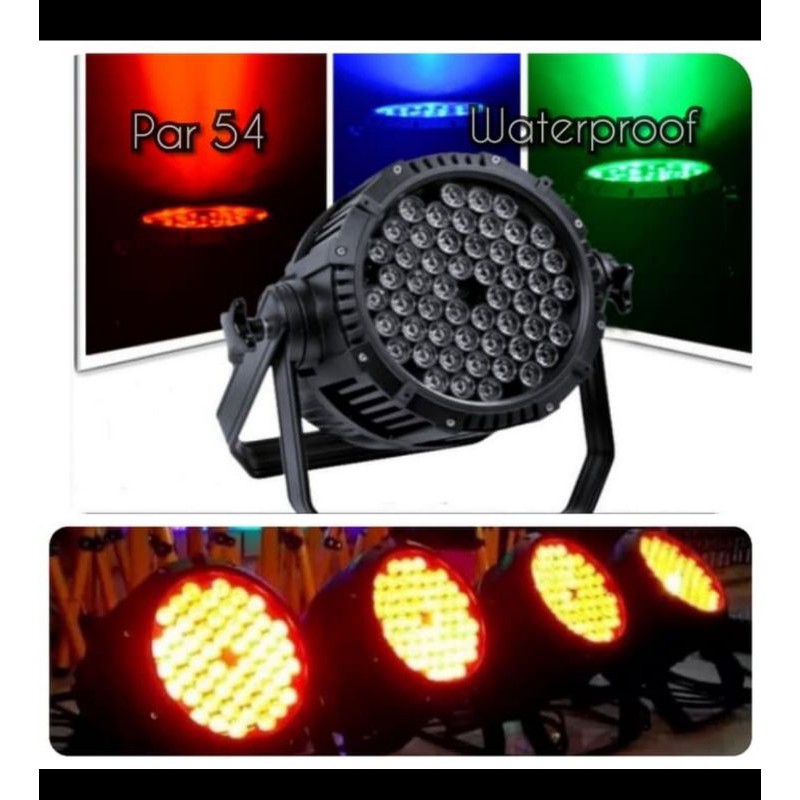 lampu par led 54x3w full color outdoor par54 x 3 w outdoor par 54 led