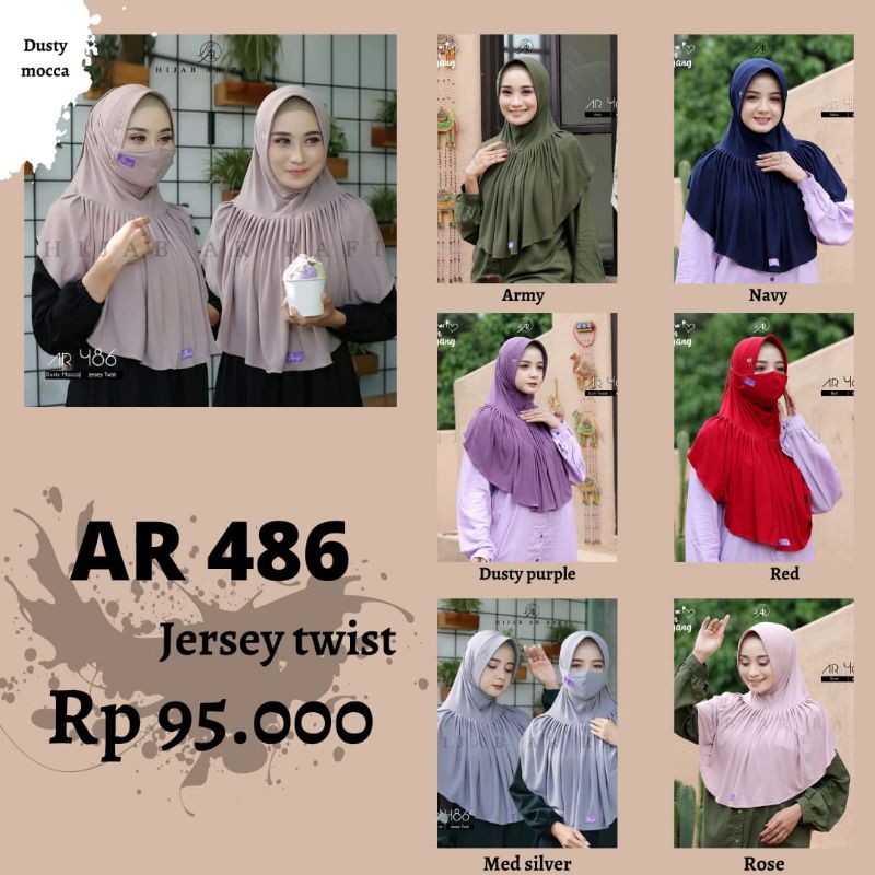 AR 486 HIJAB FREE MASKER TERLARIS