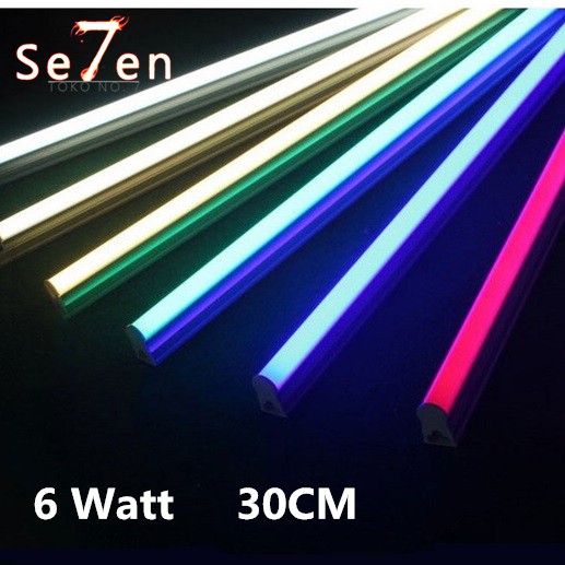 Lampu TL Neon  T5 LED 6W 30cm Tube Warna  Warni Shopee 