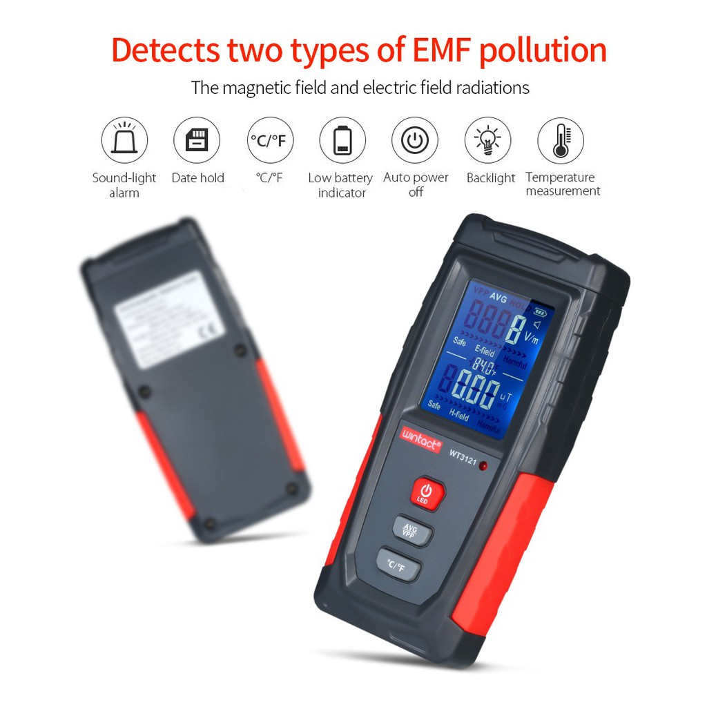 RADIATION TESTER ALAT TES RADIASI MEDAN MAGNET LISTRIK FIELD CEK UJI ELECTRICITY DETECTOR DETECT