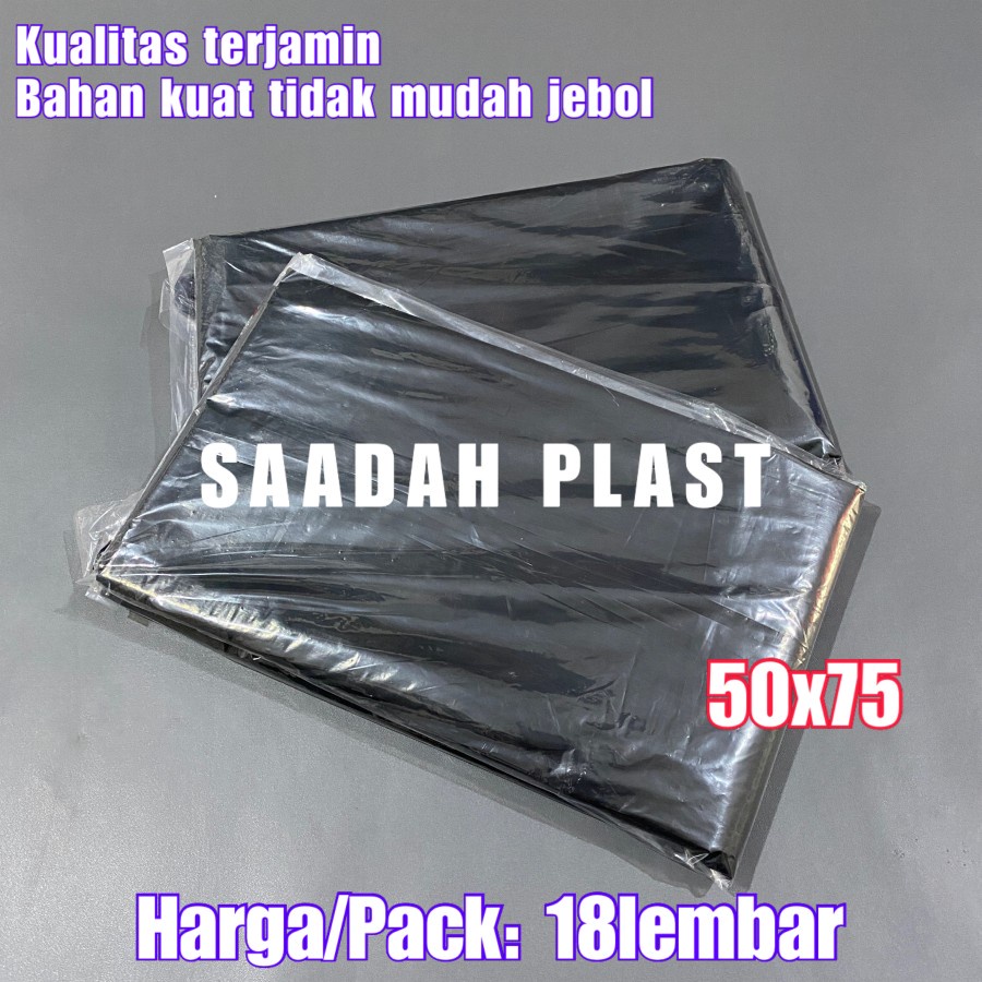 Jual Kantong Plastik Sampah 50x75 Trash Bag 50 X 75 Polybag Shopee Indonesia 3033