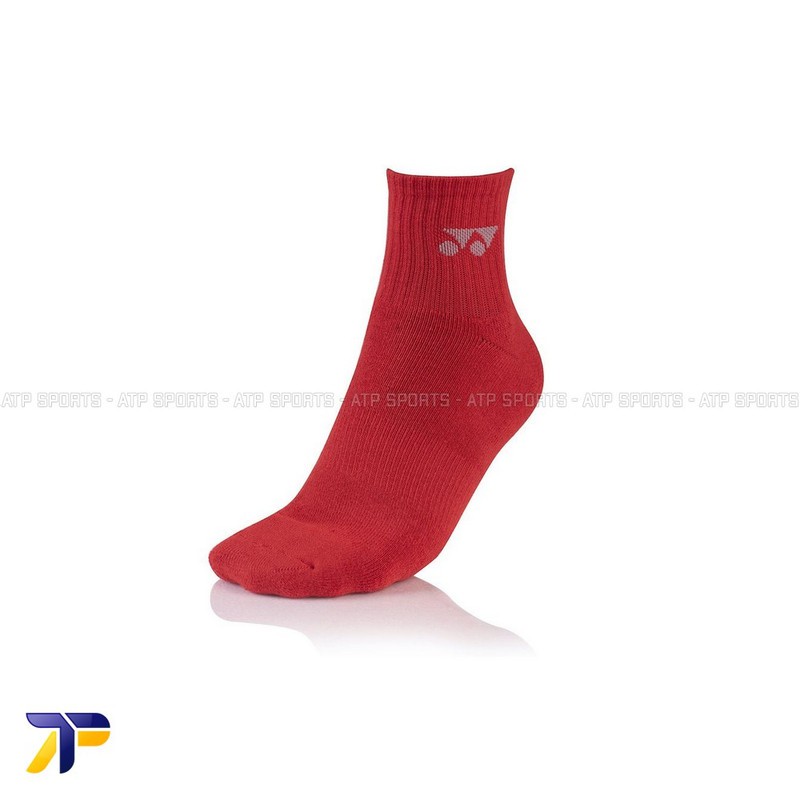Kaos Kaki Tenis Tennis Badminton Yonex Cushion Support SSLEC10777S  Red