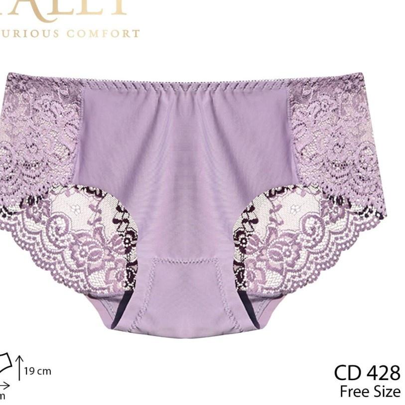 SHOPEE MALL TALLY Celana Dalam Seamless Renda Fit L - XL Nyaman Tidak Gatal CD 428 