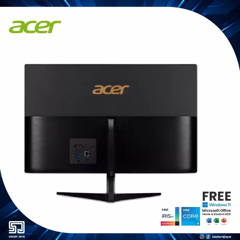 All In One PC Acer C24-1700 AIO Aspire Core i5-1235U / 8GB / 512 / 23.8&quot; / Win11 OHS