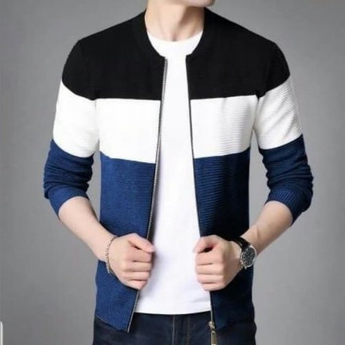 sweater rajut jaket resleting 3 warna/rajut pria/sweter pria