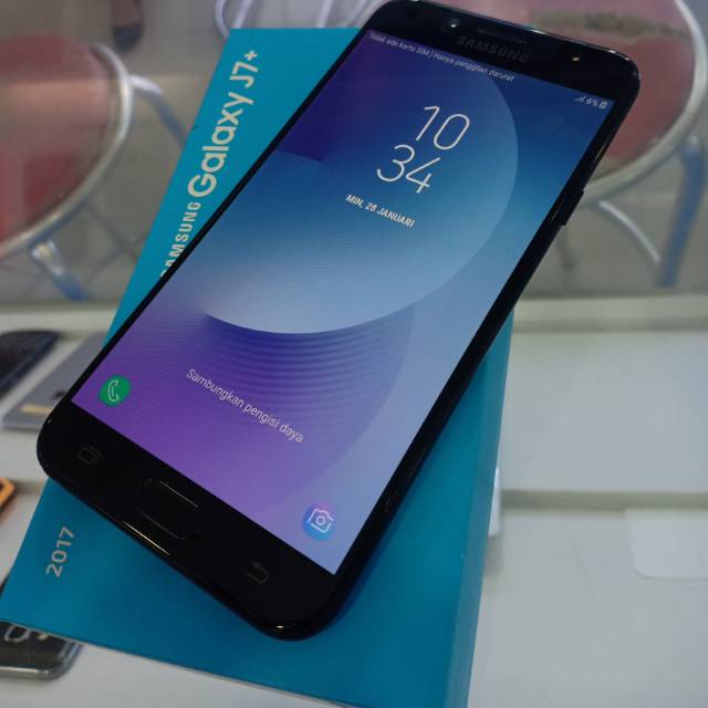 Second Samsung J7 Plus Sein Ram 4gb 32gb Fullset Ori Muluss Istimewa Shopee Indonesia