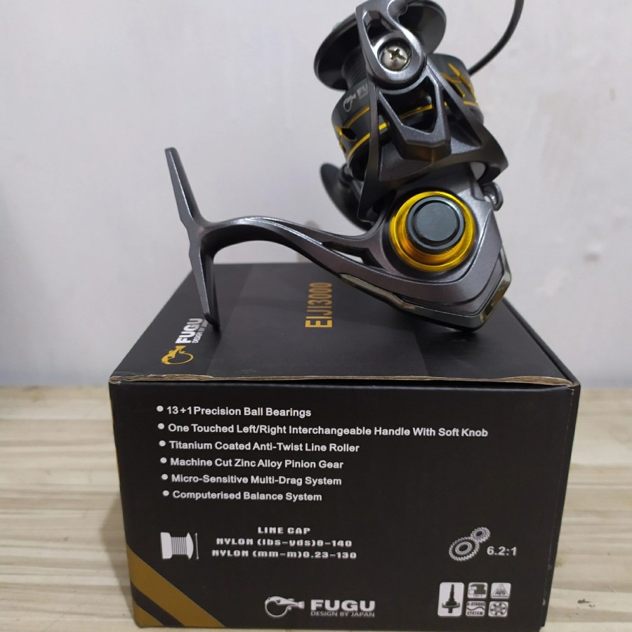 Gulungan Pancing Ril Rell  Fugu Eiji 3000 Katrol Pancing