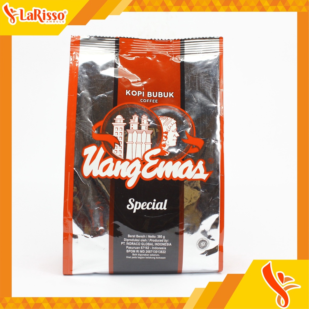 

KOPI BUBUK HITAM CAP UANG EMAS SPECIAL 380GR BAG