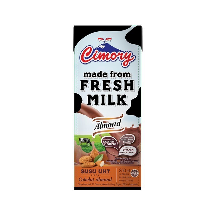 

CIMORY SUSU UHT COKELAT ALMOND 250ML