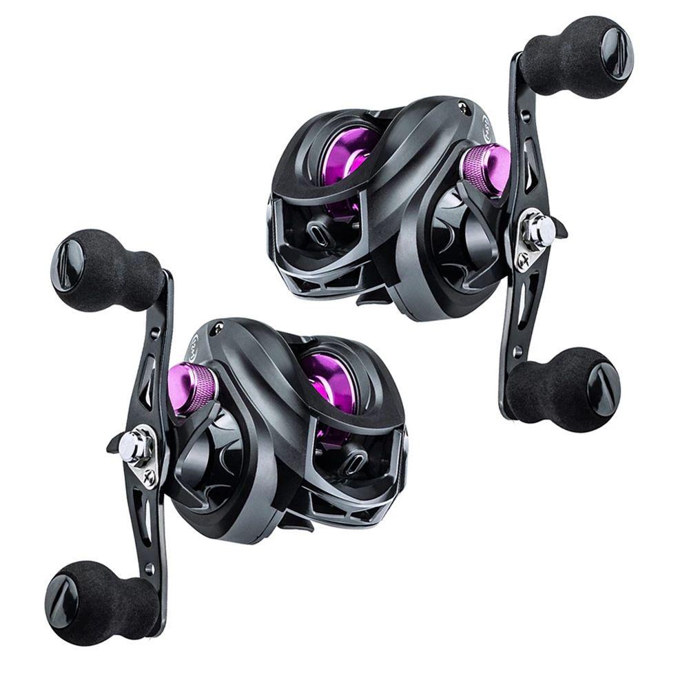 Lanfy Gulungan Pancing Ikan Gurame High Speed Tangan Kiri Super Ringan 7.2: 1air Asin Baitcasting Reel