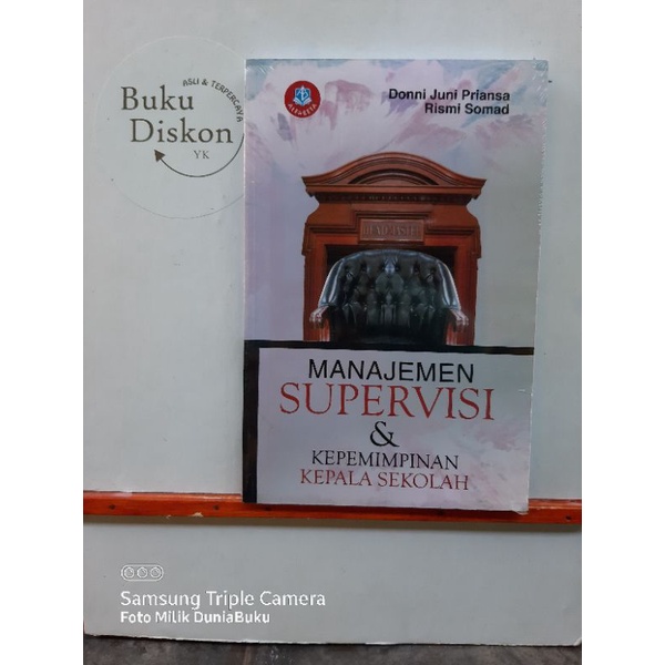 Jual Buku Origional Manajemen Supervisi Dan Kepemimpinan Kepala Sekolah ...